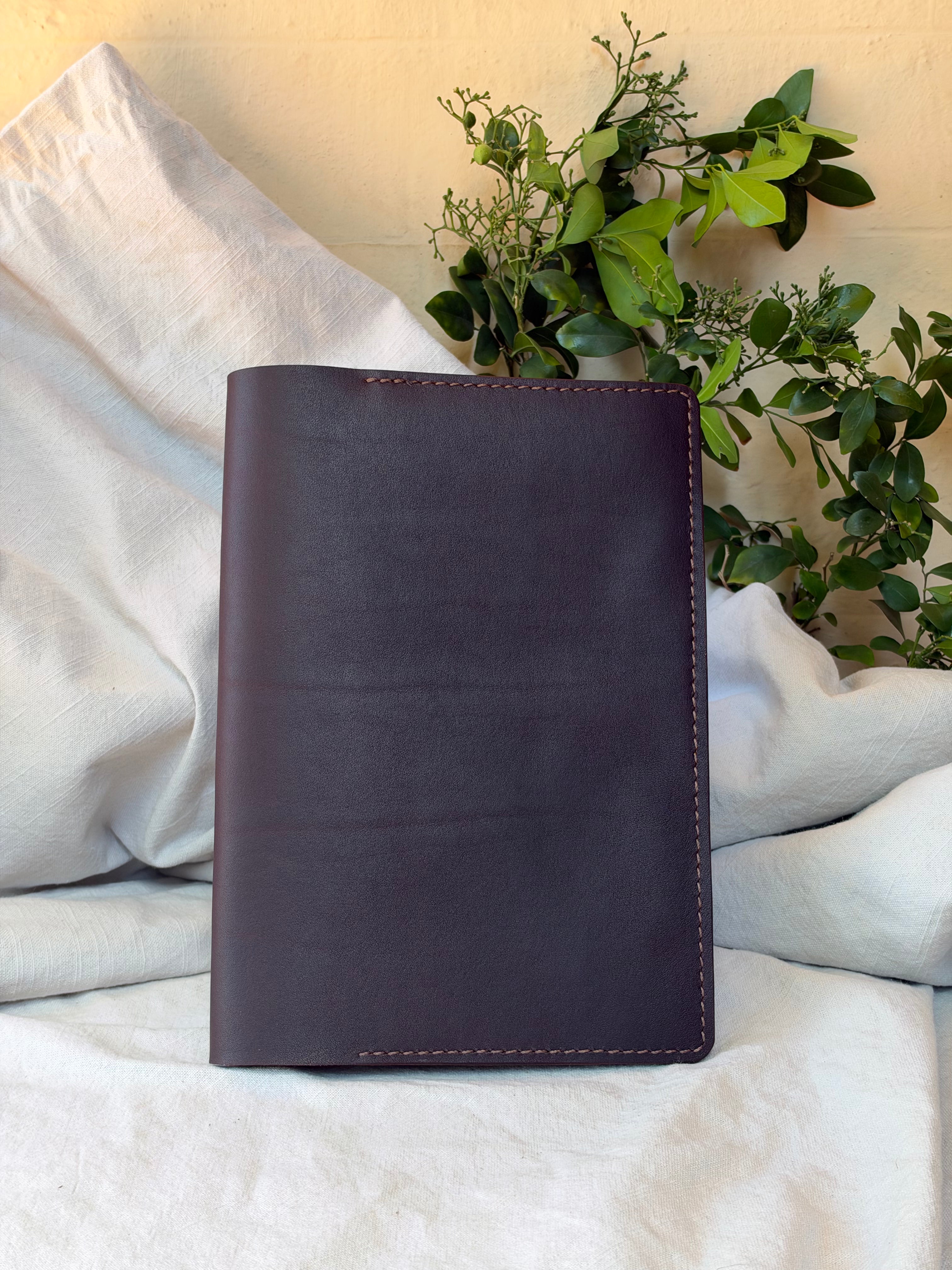 Classic A5 Journal Cover in Molasses