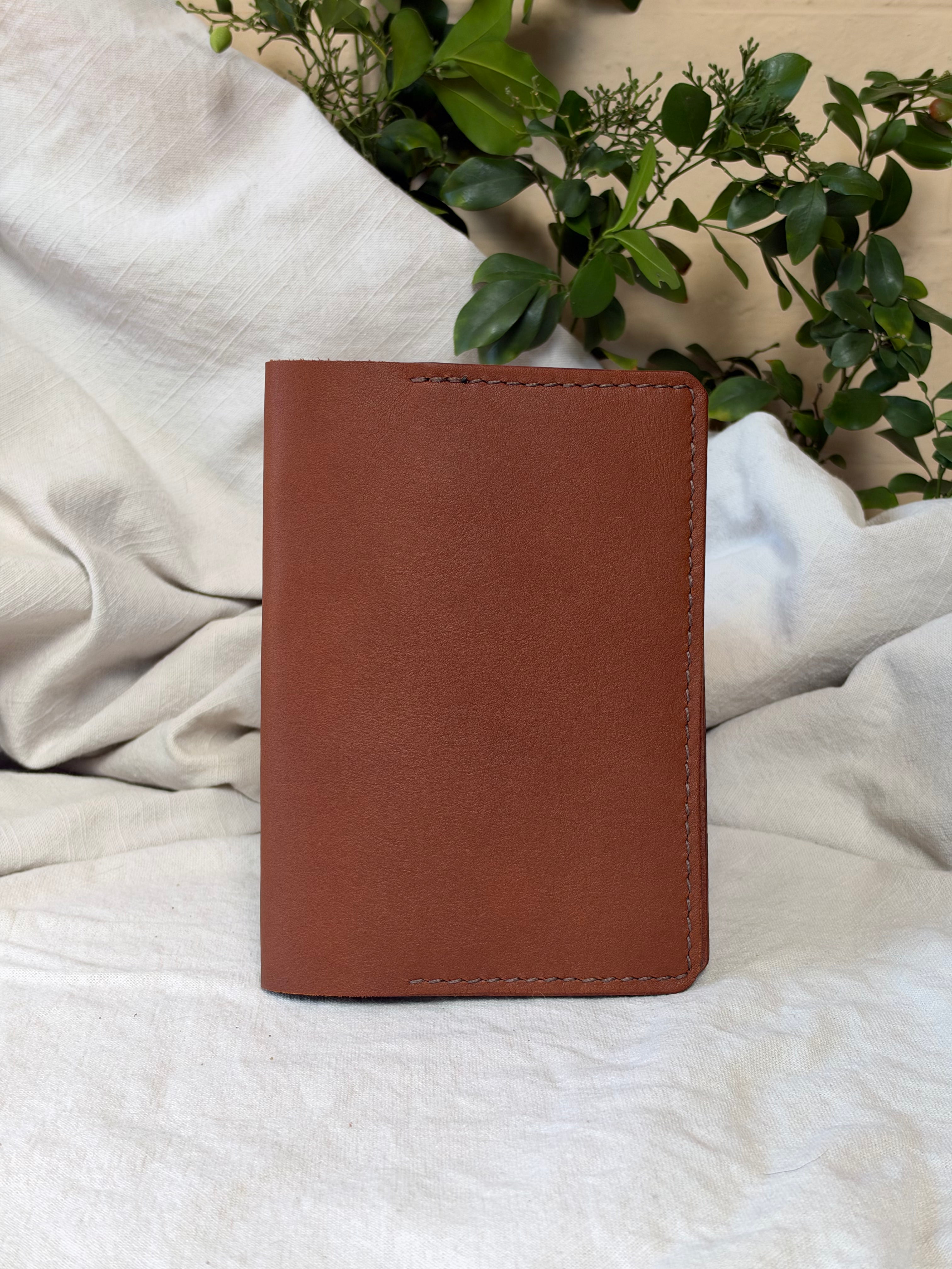 Classic A6 Journal Cover in Saddle