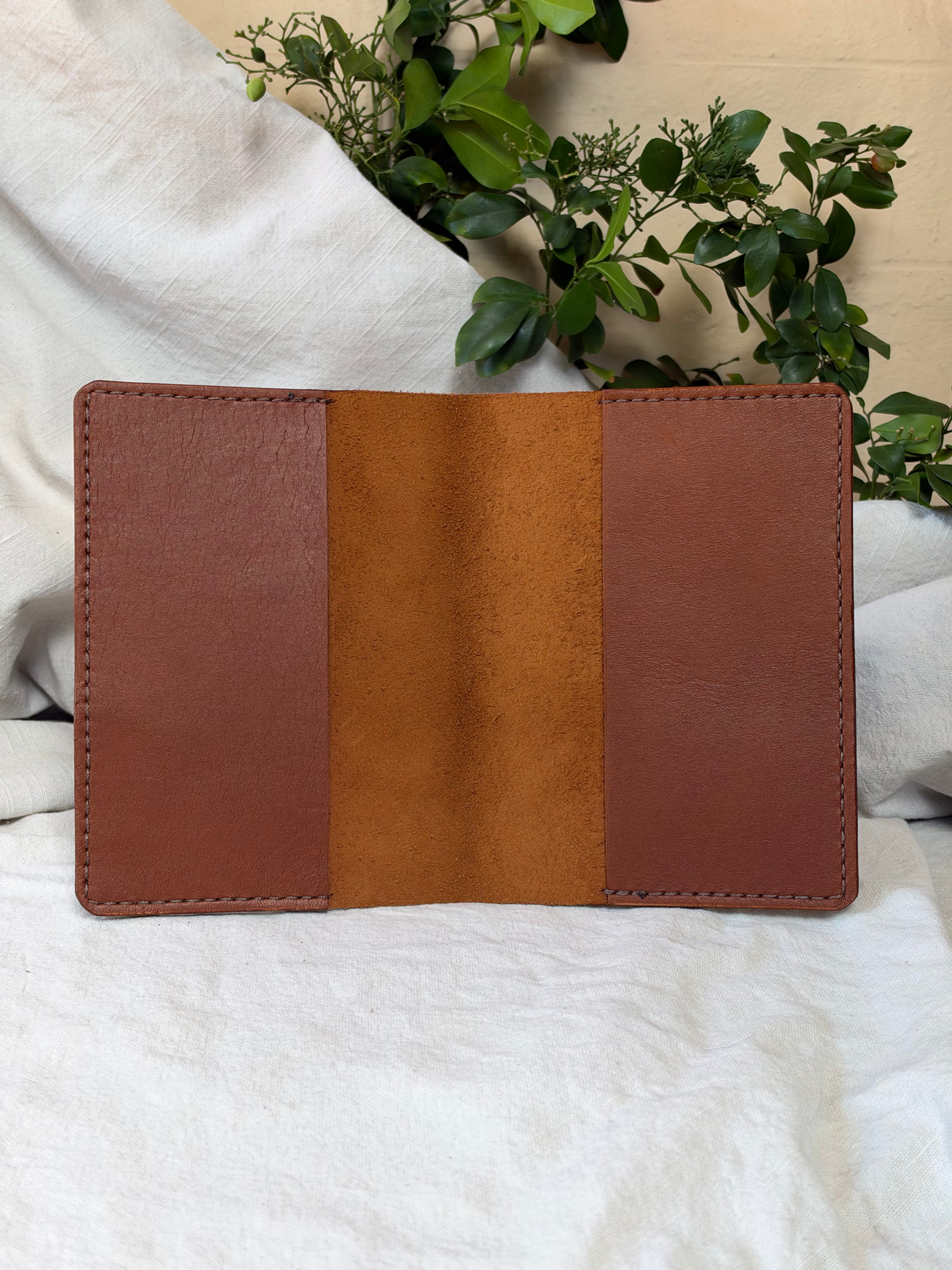 Classic A6 Journal Cover in Saddle