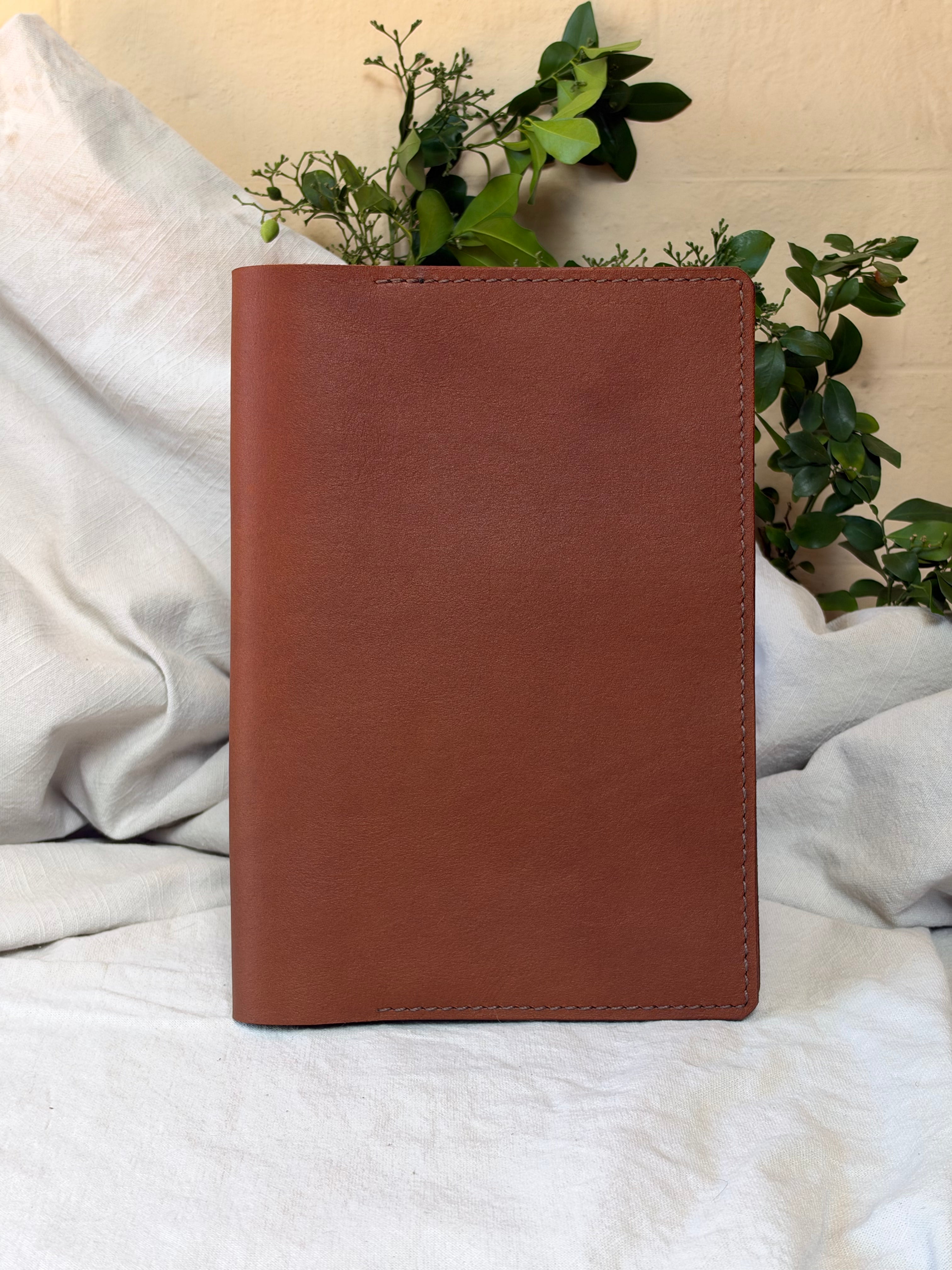 Classic A5 Journal Cover in Saddle