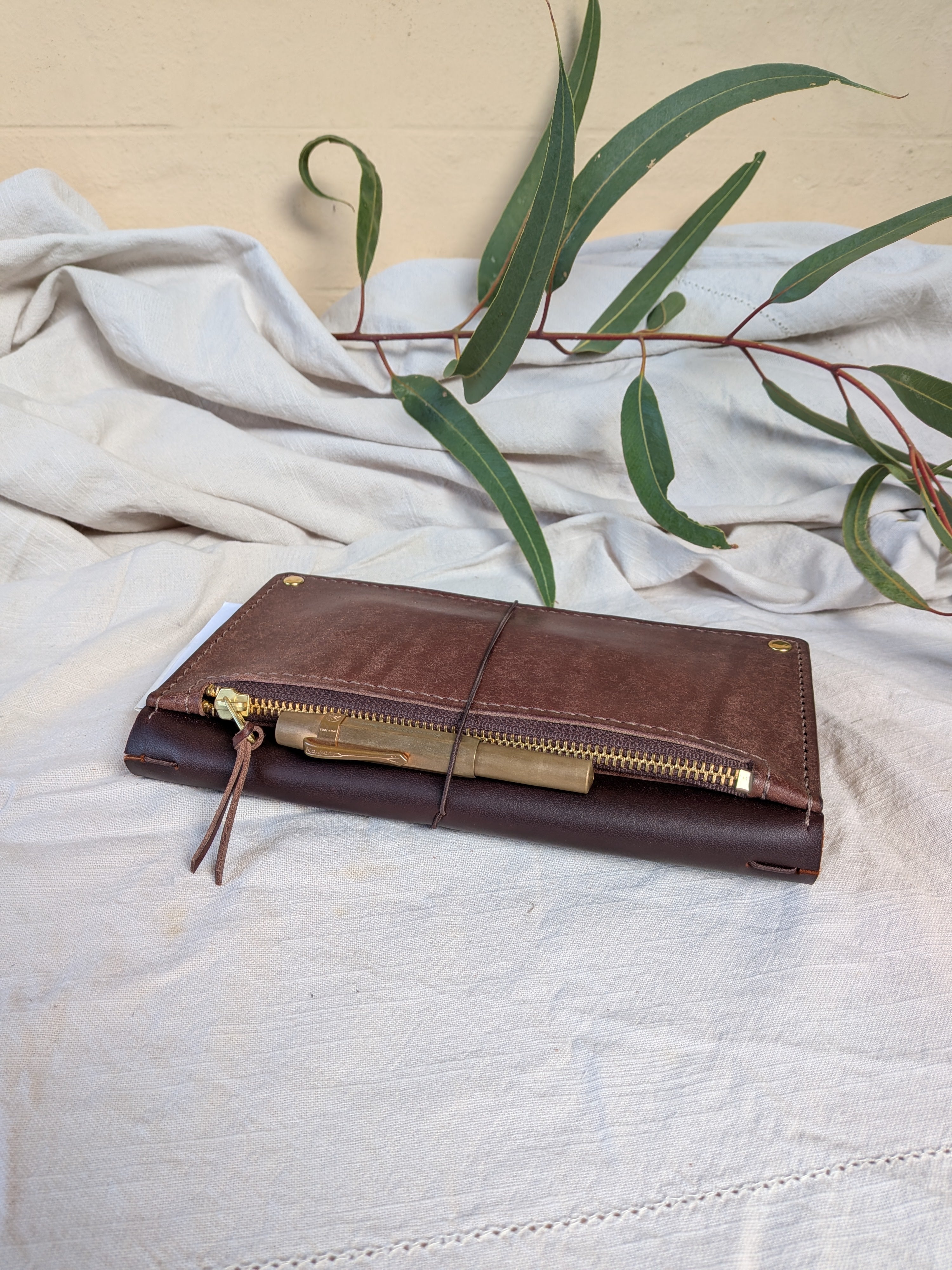 Traveler's Notebook Utility Cover in Espresso