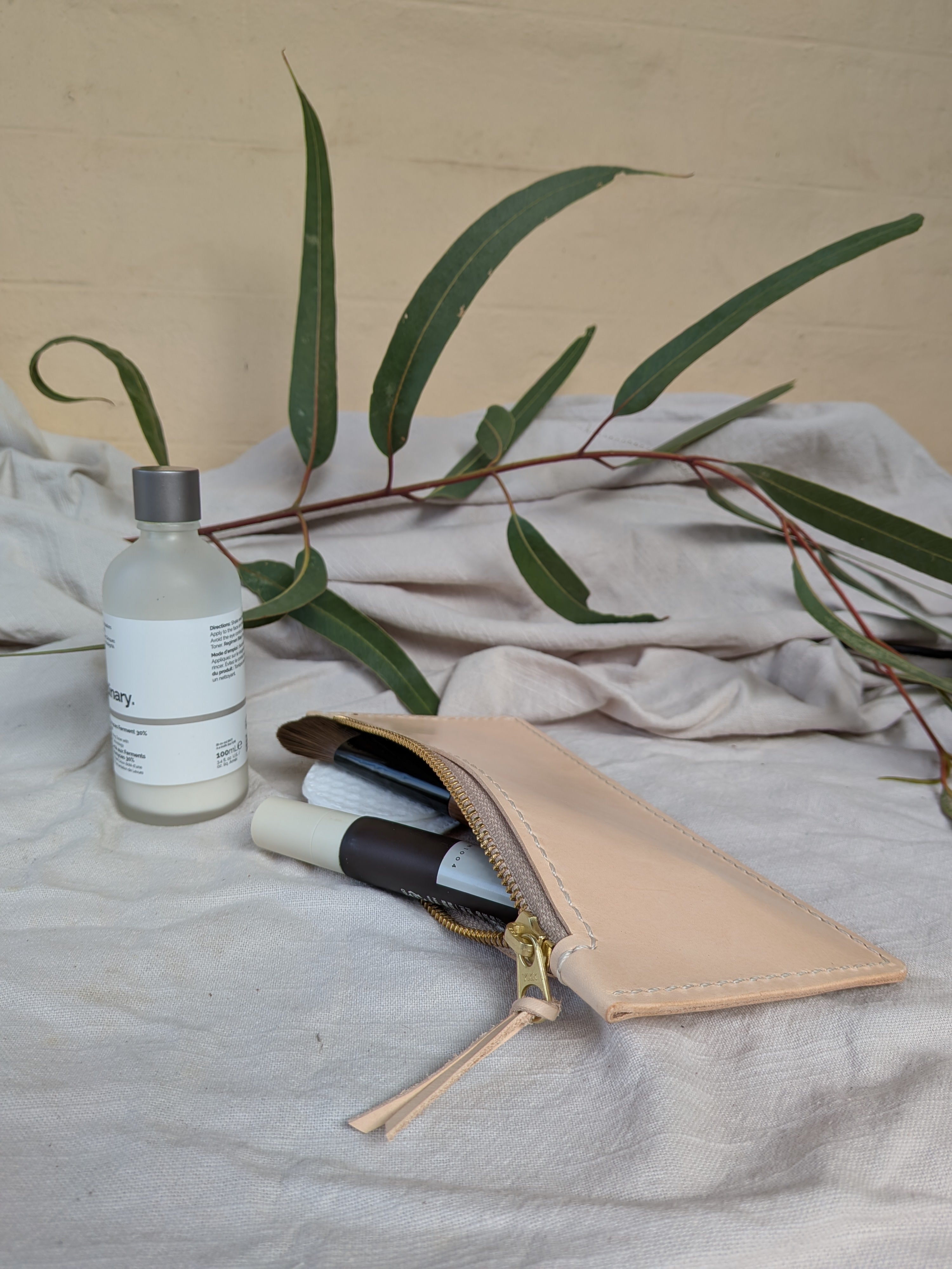 The Slimline Pouch in Natural