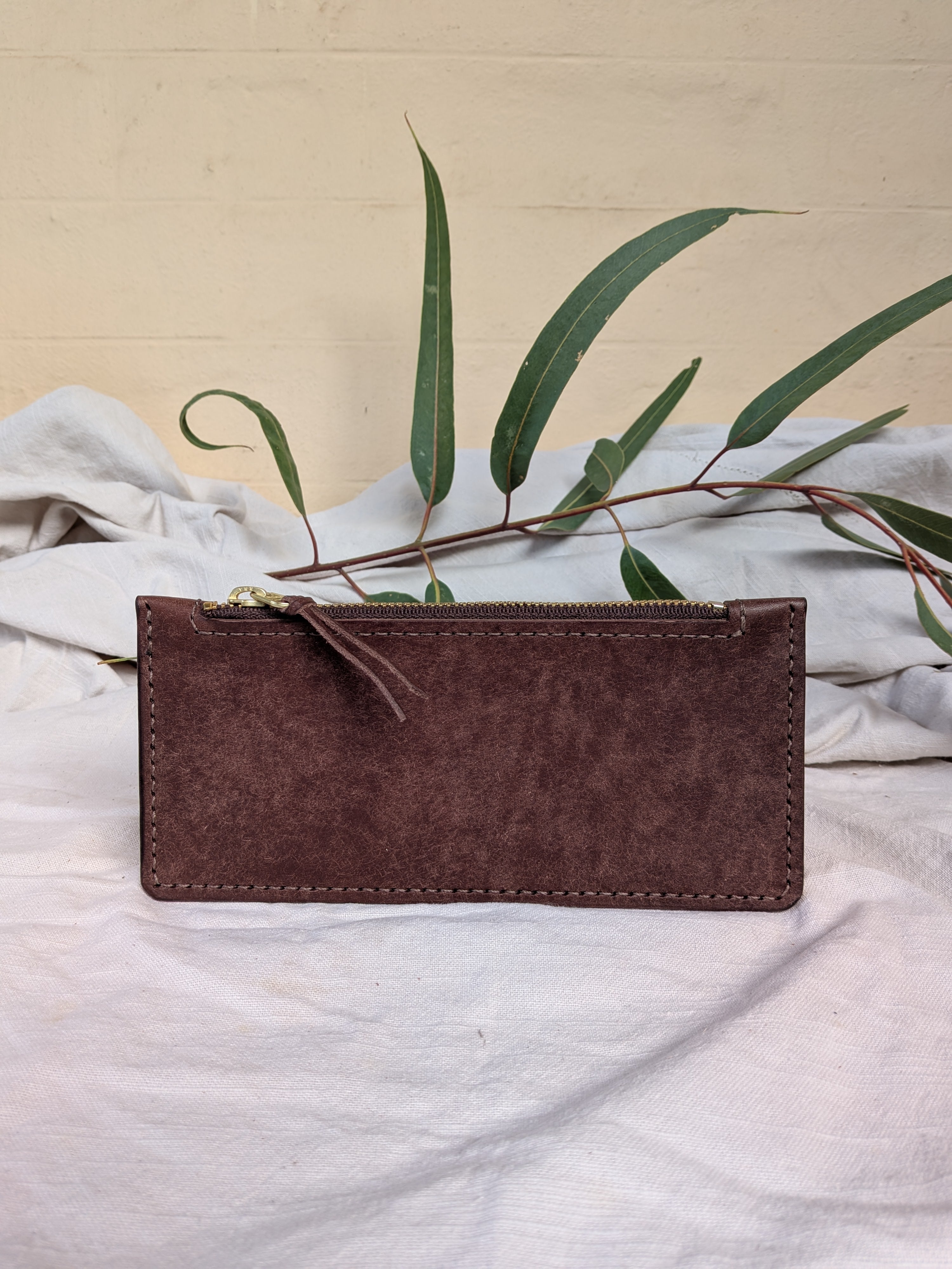 The Slimline Pouch in Brown