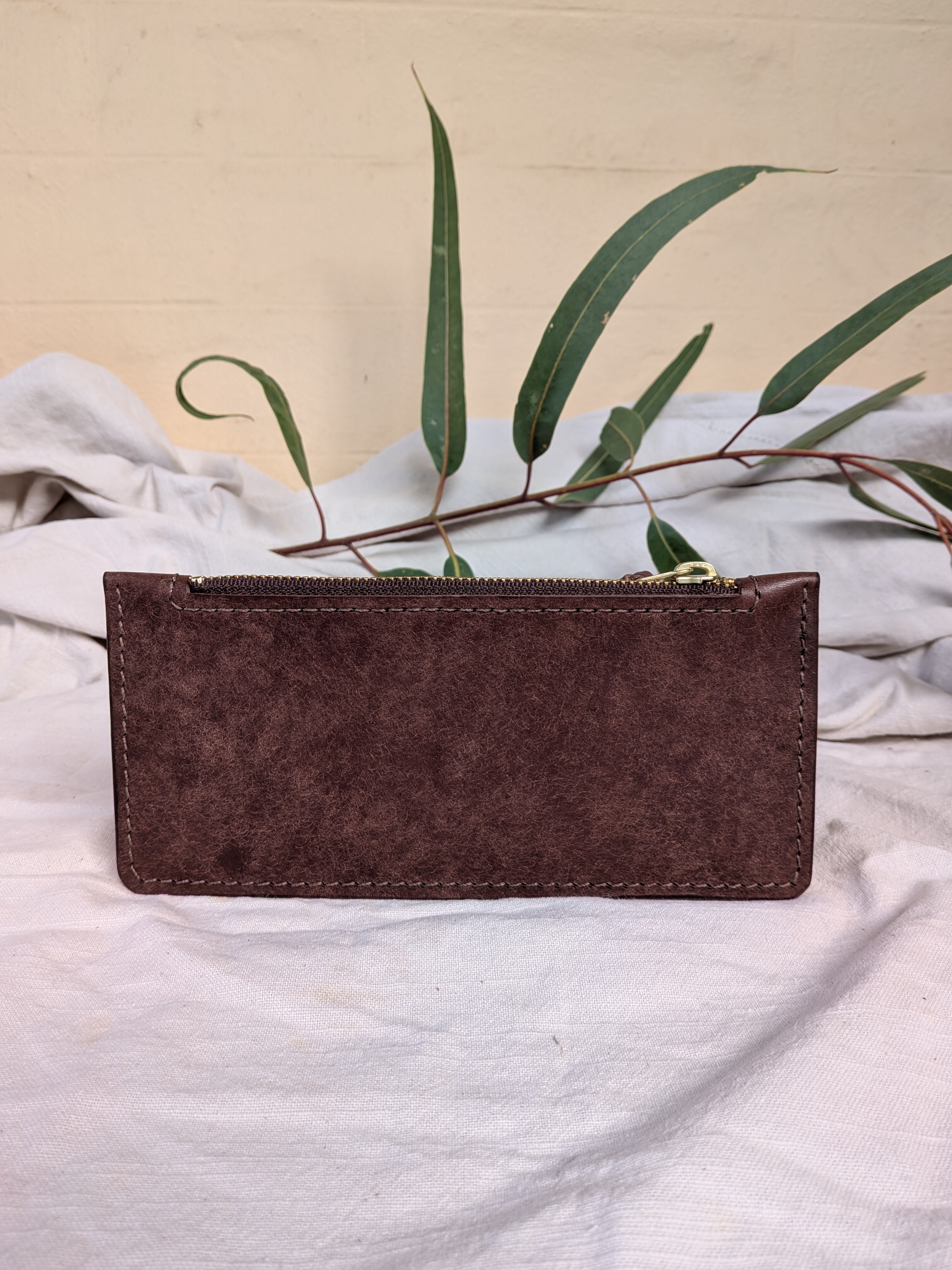 The Slimline Pouch in Brown