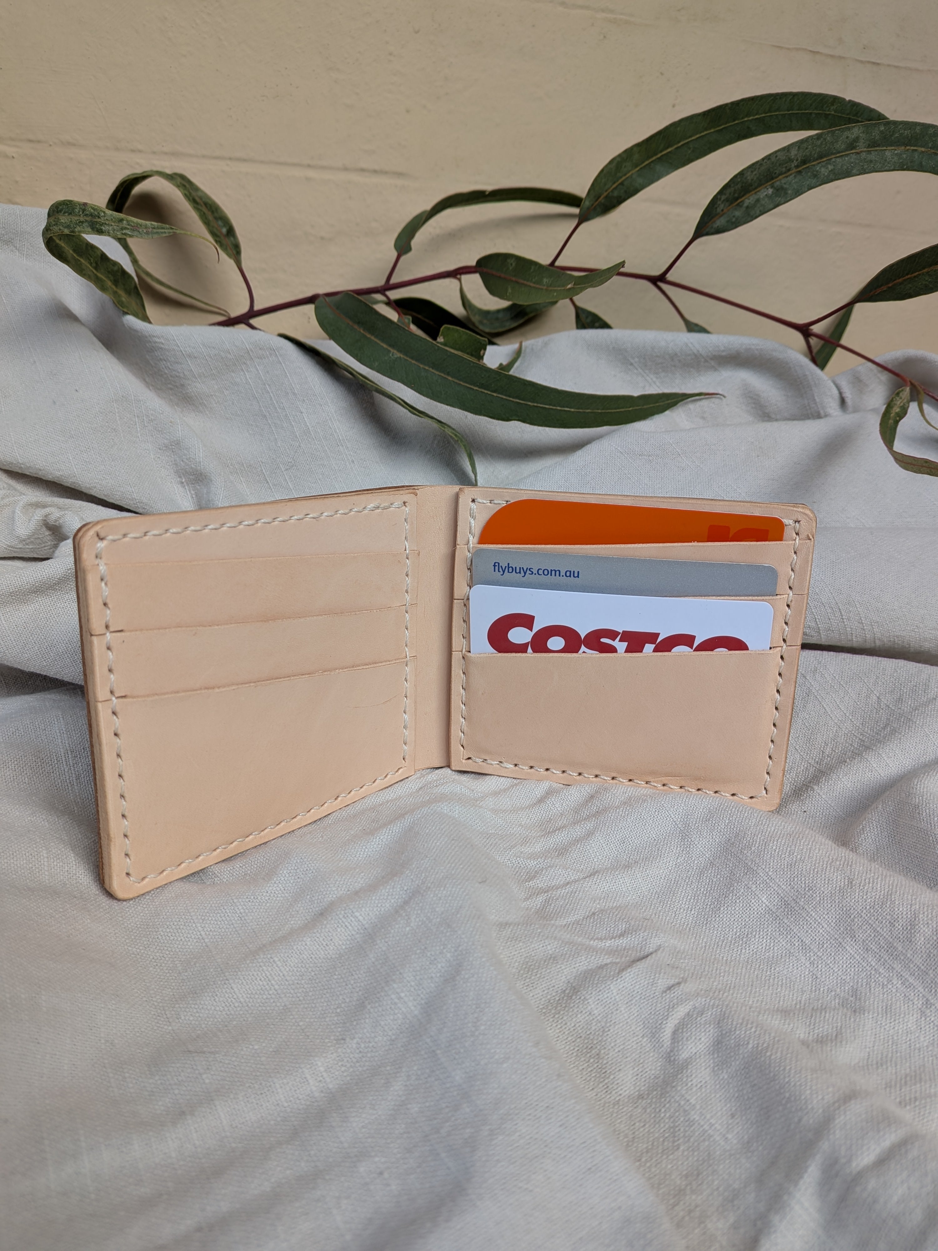 Heritage Leather Wallet in Saddle