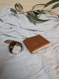Heritage Leather Wallet in Saddle