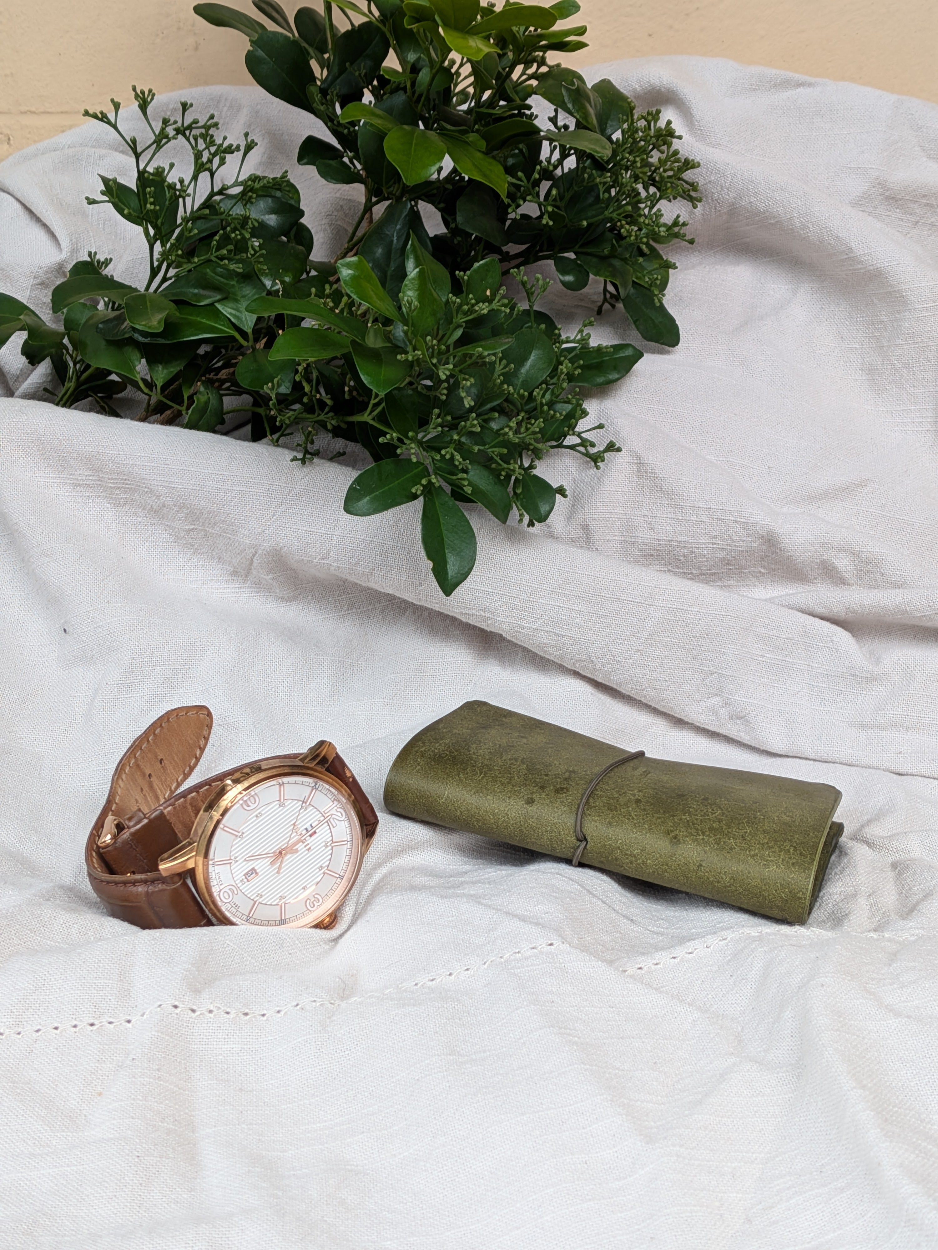 The Card Pouch in Olive